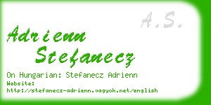 adrienn stefanecz business card